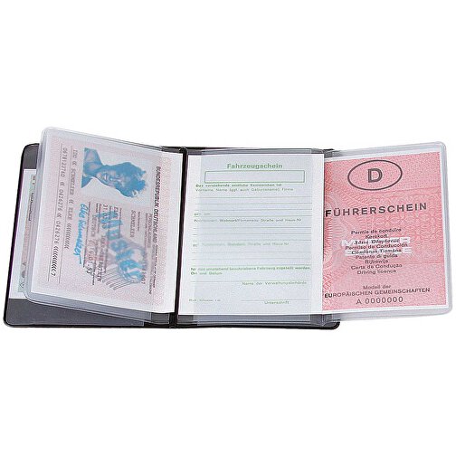 CreativDesign Identitetskort Pocket '5-fold' Normal Foil bordeaux, Bild 1