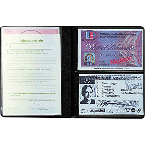CreativDesign Identity Card Bag 'Euro' Normal Folie bordeaux, Bilde 2