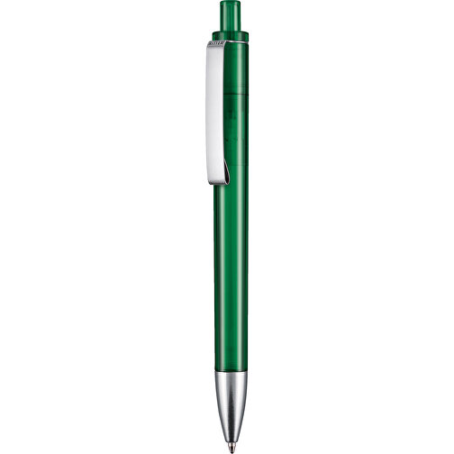 Kugelschreiber EXOS TRANSPARENT , Ritter-Pen, limonen-grün, ABS-Kunststoff, 14,00cm (Länge), Bild 1