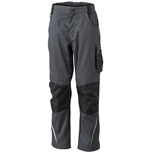 Workwear Pants , James Nicholson, carbon/schwarz, 100% Polyamid CORDURA ®, 46, , Bild 1