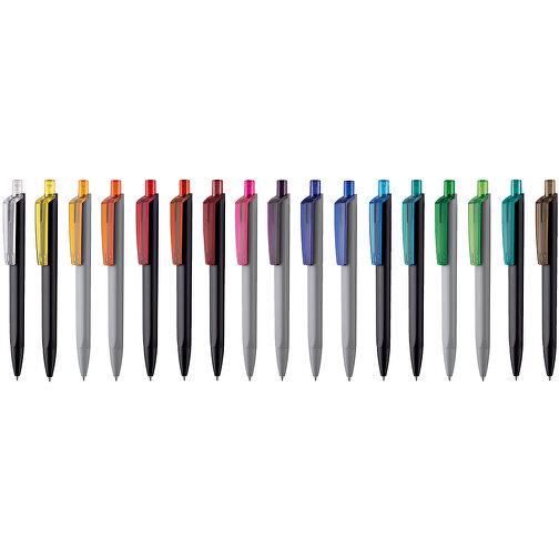 Kugelschreiber Tri-Star Soft STP , Ritter-Pen, clementine/grau, ABS-Kunststoff, 14,20cm (Länge), Bild 4