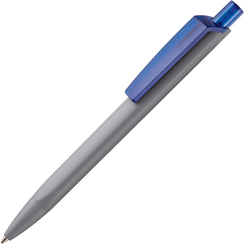 Kugelschreiber Tri-Star Soft STP , Ritter-Pen, grau/royal-blau, ABS-Kunststoff, 14,20cm (Länge), Bild 2