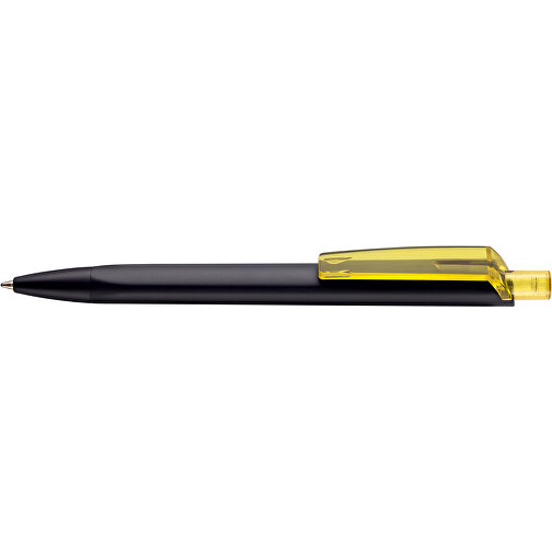 Kugelschreiber Tri-Star Soft STP , Ritter-Pen, ananas-gelb/schwarz, ABS-Kunststoff, 14,20cm (Länge), Bild 3