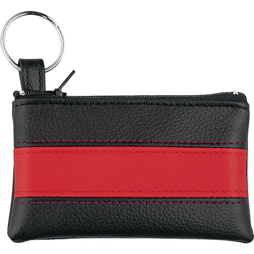 CreativDesign nøgletaske 'LookPlus' sort/rød, Billede 1