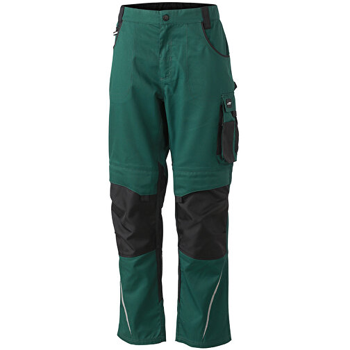 Workwear Pants , James Nicholson, dark-grün/schwarz, 100% Polyamid CORDURA ®, 106, , Bild 1