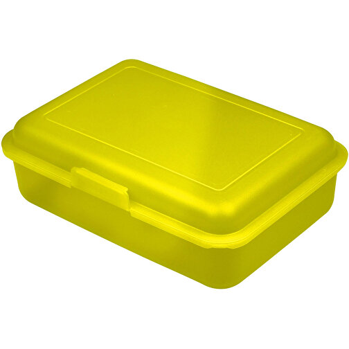 Vorratsdose 'School-Box' Mittel , trend-gelb PP, Kunststoff, 16,00cm x 5,00cm x 11,60cm (Länge x Höhe x Breite), Bild 1