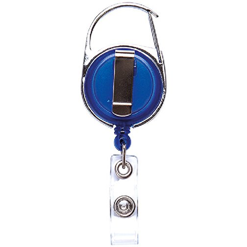Skipasshalter Kunststoff , blau transparent, Kunststoff, , Bild 1