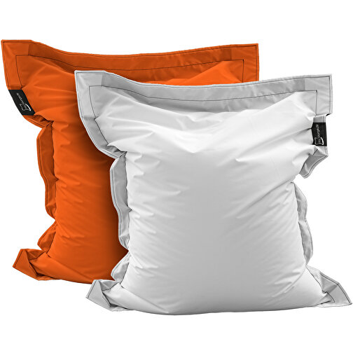 Sitzsack Mini Lounger, Inkl. Einseitigem Digitaldruck , orange, 40% Repreve® / 60% Polyester, 130,00cm x 20,00cm x 100,00cm (Länge x Höhe x Breite), Bild 2