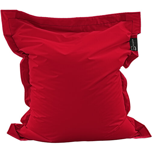 Sitzsack Mini Lounger, Inkl. Einseitigem Digitaldruck , rot, 40% Repreve® / 60% Polyester, 130,00cm x 20,00cm x 100,00cm (Länge x Höhe x Breite), Bild 3