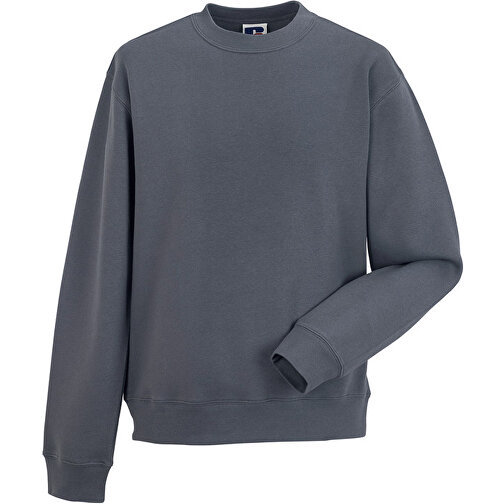 Authentic Sweatshirt , Russell, grau, 70% Baumwolle, 30% Polyester, XL, , Bild 1