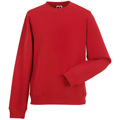 Authentic Sweatshirt , Russell, rot, 80 % Baumwolle, 20 % Polyester, 2XL, , Bild 1