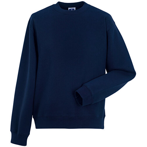 Authentic Sweatshirt , Russell, navy blau, 80 % Baumwolle, 20 % Polyester, 3XL, , Bild 1