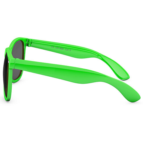 SunShine Glänzend - UV 400 , Promo Effects, grün glänzend, Rahmen aus Polycarbonat und Glass aus AC, 14,50cm x 4,80cm x 15,00cm (Länge x Höhe x Breite), Bild 3