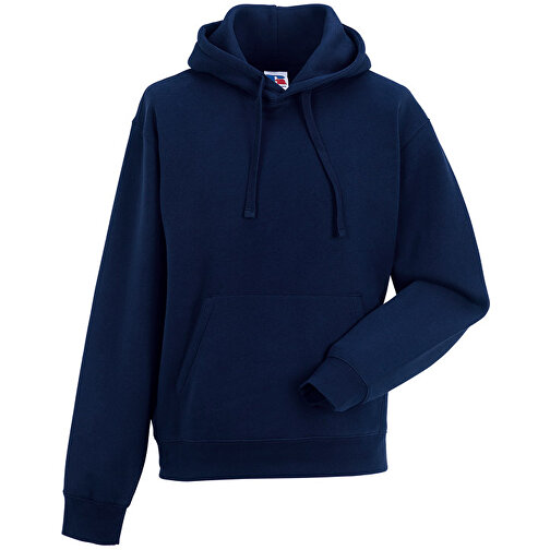 Authentic Hooded Sweat , Russell, navy blau, 80 % Baumwolle, 20 % Polyester, XL, , Bild 1