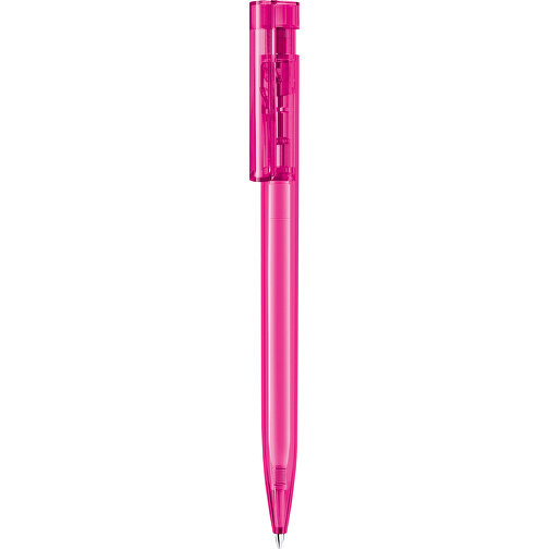 Senator® Liberty Clear Druckkugelschreiber , Senator, pink, Kunststoff, 11,00cm x 145,00cm x 15,00cm (Länge x Höhe x Breite), Bild 1