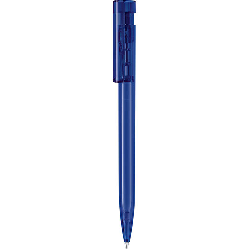 Senator® Liberty Clear Druckkugelschreiber , Senator, blau, Kunststoff, 11,00cm x 145,00cm x 15,00cm (Länge x Höhe x Breite), Bild 1