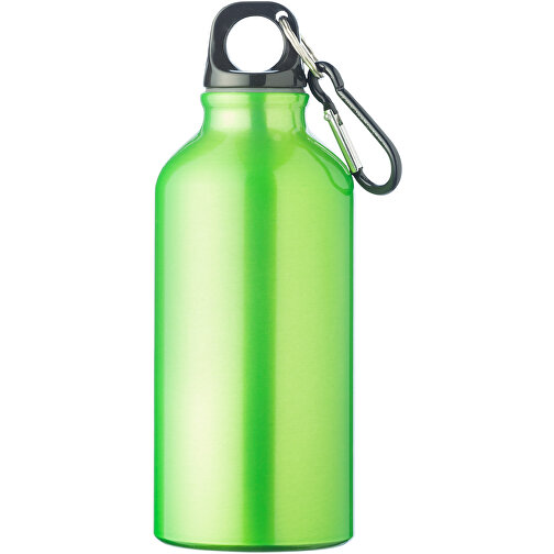 Auslaufsichere Trinkflasche Aluminium  - 400 Ml , apfelgrün, Aluminium, 17,50cm (Höhe), Bild 7