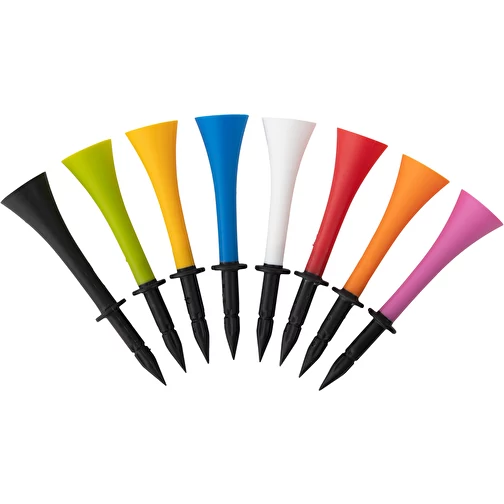 Tee Long Life 50 mm blanc, impression couleur 2c incluse, Image 2