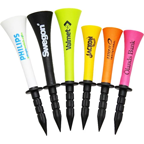 Tee Long Life 50 mm couleurs assorties, impression 1c incluse, Image 2