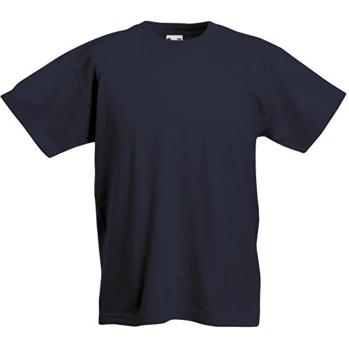 Kids Valueweight T-Shirt , Fruit of the Loom, deep navy, 100 % Baumwolle, 116, , Bild 1