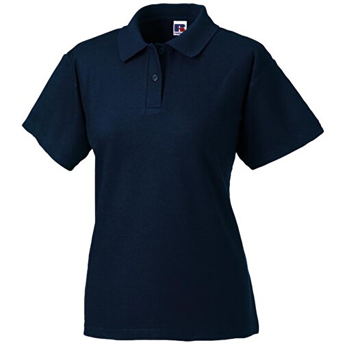 Ladies Polo , Russell, navy blau, 65% Polyester, 35% Baumwolle, 3XL, , Bild 1