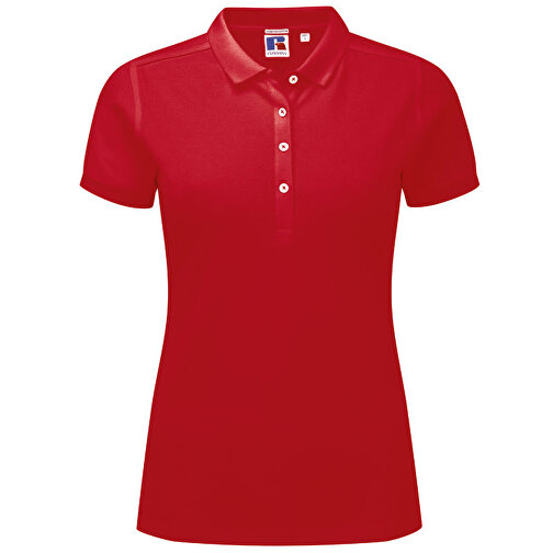Ladies Stretch Polo , Russell, rot, S, , Bild 1