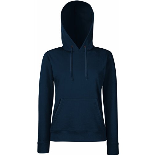 Lady-Fit Hooded Sweat , Fruit of the Loom, deep navy, 80 % Baumwolle / 20 % Polyester, M, , Bild 1
