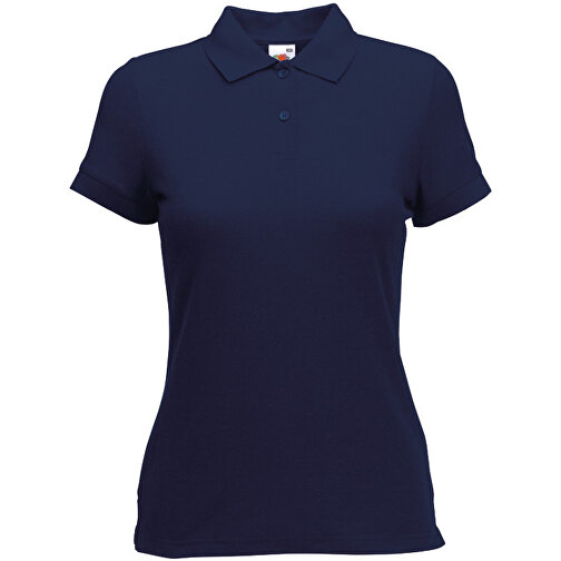 Lady-Fit 65/35 Polo , Fruit of the Loom, navy, 35 % Baumwolle / 65 % Polyester, M, , Bild 1