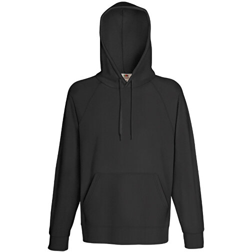 Lightweight Hooded Sweat , Fruit of the Loom, graphit, 80 % Baumwolle, 20 % Polyester, L, , Bild 1