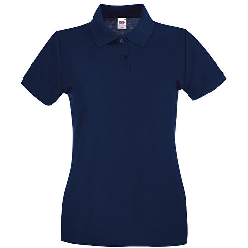 New Lady-Fit Premium Polo , Fruit of the Loom, navy, 100 % Baumwolle, S, , Bild 1