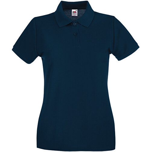 New Lady-Fit Premium Polo , Fruit of the Loom, deep navy, 100 % Baumwolle, S, , Bild 1