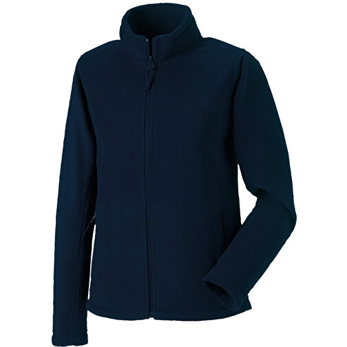 Outdoor Fleece Mit D. Reissverschluss , Russell, navy blau, 100 % Polyester, S, , Bild 1