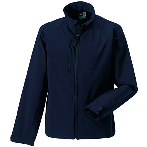 Soft Shell  - Jacke , Russell, navy blau, 92 % Polyester, 8 % Elastan, XL, , Bild 1