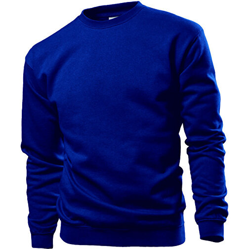 Sweatshirt , Stedman, navy blau, 70 % Baumwolle / 20 % Polyester / 10 % Viskose, 2XL, , Bild 1