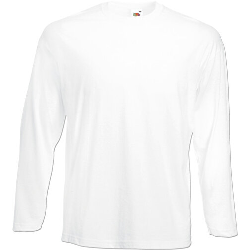 Valueweight Longsleeve T-Shirt , Fruit of the Loom, weiss, 100 % Baumwolle, 2XL, , Bild 1