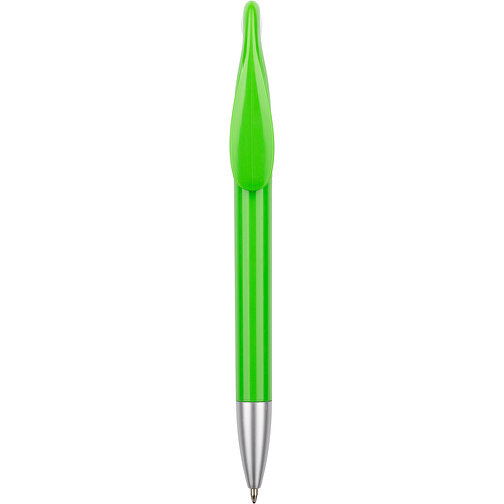 Kugelschreiber Nuit , Promo Effects, grün / weiß, Kunststoff, 14,10cm (Länge), Bild 4