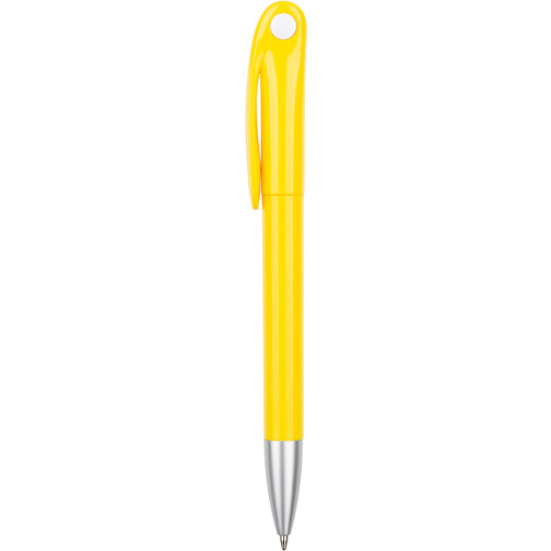 Kugelschreiber Nuit , Promo Effects, gelb / weiß, Kunststoff, 14,10cm (Länge), Bild 2