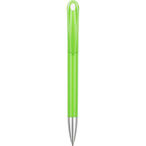 Kugelschreiber Halo , Promo Effects, grün / weiss, Kunststoff, 14,00cm (Länge), Bild 4