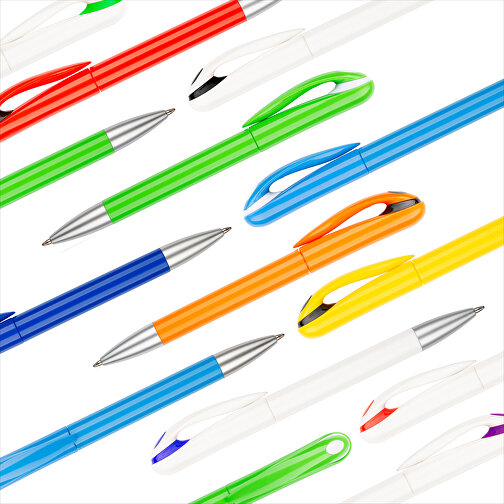 Kugelschreiber Halo , Promo Effects, orange / schwarz, Kunststoff, 14,00cm (Länge), Bild 10