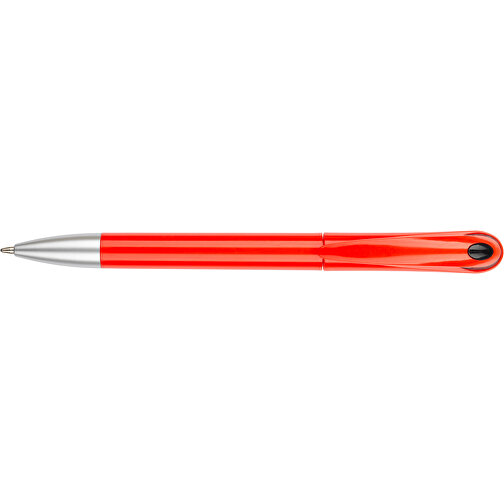 Kugelschreiber Halo , Promo Effects, rot / schwarz, Kunststoff, 14,00cm (Länge), Bild 6
