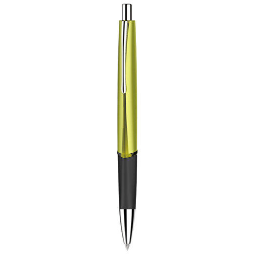 Kugelschreiber Rainbow Metallic , Promo Effects, grün, Kunststoff/Metall, 14,00cm (Länge), Bild 1