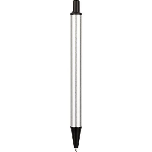 Kugelschreiber Prime , Promo Effects, silber / schwarz, Metall, Kunststoff, 14,20cm (Länge), Bild 3