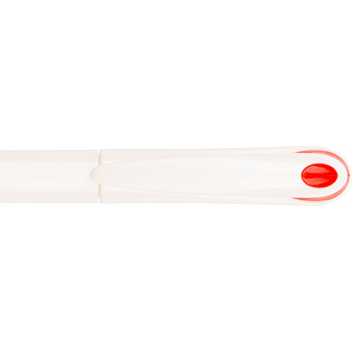 Kugelschreiber Halo , Promo Effects, weiß / rot, Kunststoff, 14,00cm (Länge), Bild 9