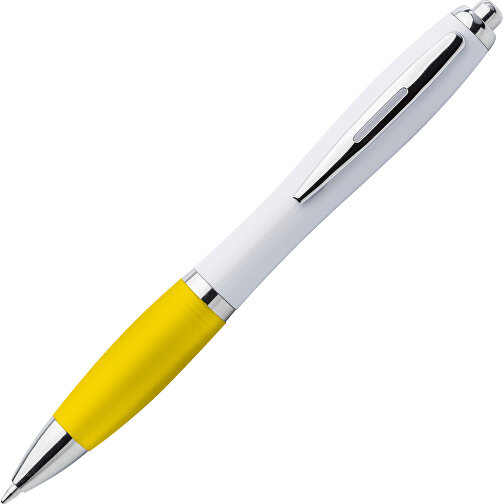 Kugelschreiber Aus Kunststoff Swansea , gelb, ABS, Plastik, Metall, 14,20cm (Höhe), Bild 2
