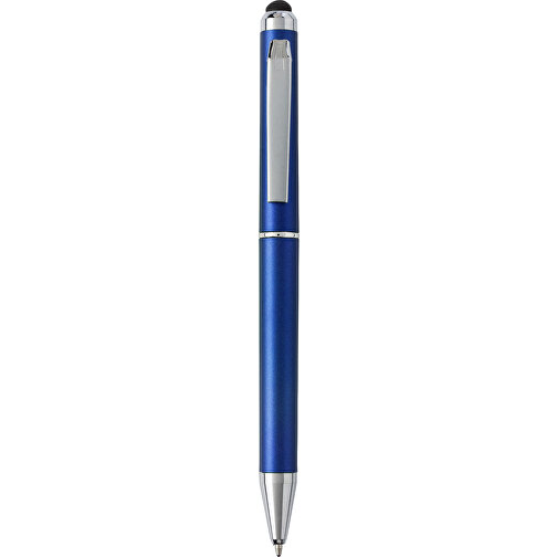 Kugelschreiber Aus Kunststoff Ross , blau, ABS, Plastik, Metall, , Bild 1