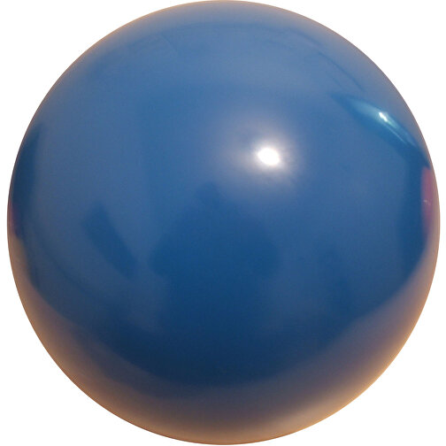 Vinyl-Werbeball 4'/10cm, 55g , blau, Vinyl, 10,00cm x 10,00cm x 10,00cm (Länge x Höhe x Breite), Bild 1