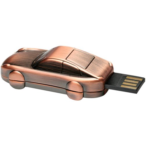 USB-Stick CAR 1GB , Promo Effects MB , kupfer MB , 1 GB , Zinklegierung MB , 3 - 10 MB/s MB , 5,50cm x 1,70cm x 2,70cm (Länge x Höhe x Breite), Bild 3