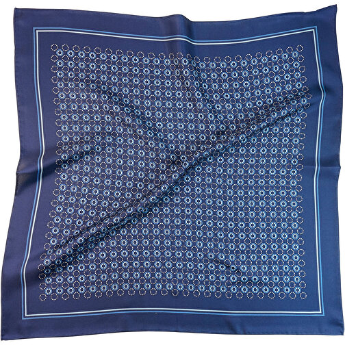 Nicki tørklæde, Ren silke, Twill, trykt, ca. 53 x 53 cm, Billede 1