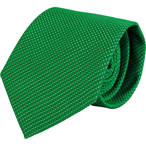 Krawatte, Reine Seide, Jacquardgewebt , dunkelgrün, reine Seide, 148,00cm x 7,50cm (Länge x Breite), Bild 1