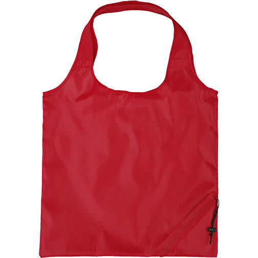 Bungalow Faltbare Polyester Tragetasche 7L , rot, 210D Polyester, 38,00cm x 40,60cm (Länge x Höhe), Bild 1